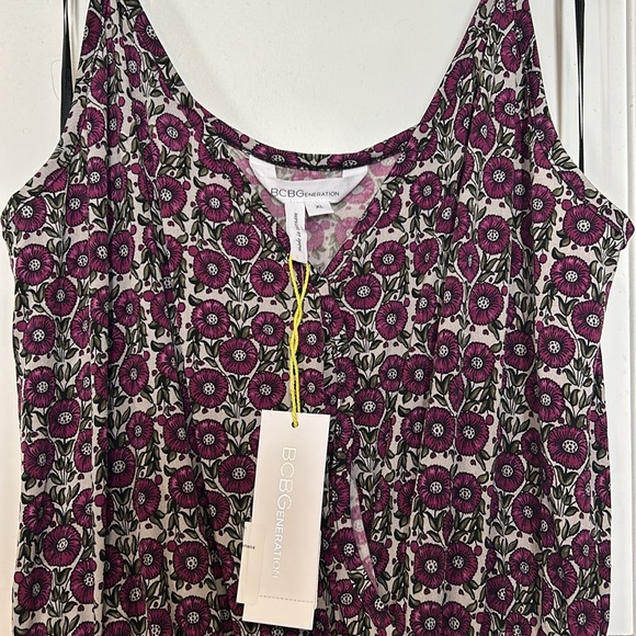 BCBG Print Wrap Dress-size XL-NWT - Picture 4 of 10